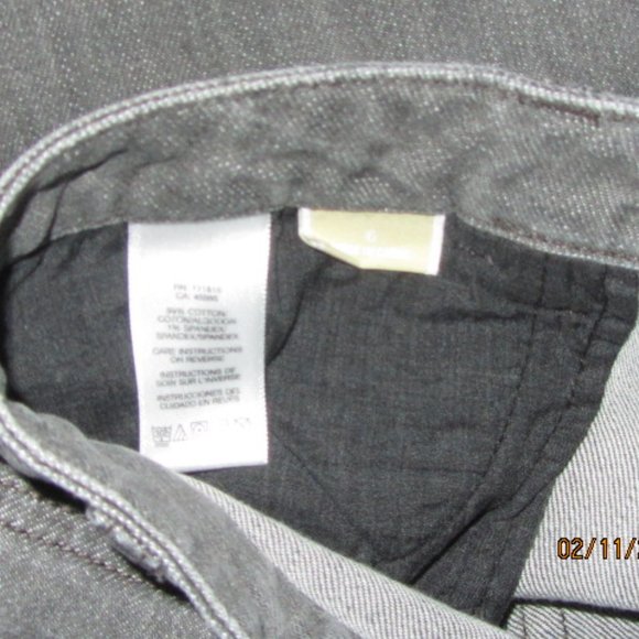 Women's Michael Kors Gray Skinny Jeans Size 6 EUC - Picture 8 of 9